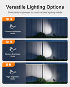 6 Pack Solar Power Spot Lights Outdoor Waterproof LED Dusk to Dawn Landscape Spotlight Lamp for Outside Yard, Tree, Flag, Plants, Garden, Statues, Outside, 3 Modes, 18 Hours Accent Ambient Lighting