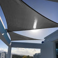 SUNNY GUARD Custom Size 7'x8'x10.6' Graphite Grey Sun Shade Sail Triangle UV Block Shade for Backyard Yard Patio Deck Garden(Customized)