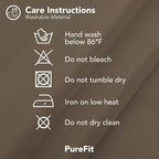 PureFit Outdoor Curtains for Patio Waterproof Weatherproof, UV Resistant Outside Curtains for Gazebo, Front Porch, Pergola, Sun Blocking Privacy Curtain, 52W x 120L inch, 1 Panel, Camel