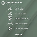PureFit Outdoor Curtains for Patio Waterproof Weatherproof, UV Resistant Outside Curtains for Gazebo, Front Porch, Pergola, Sun Blocking Privacy Curtain, 120W x 84L inch, 1 Panel, Sage Green