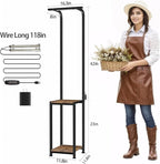 Plant Stand Indoor with Grow Lights, Hanging Plant Stand Plant Shelf Indoor, 65'' Tall Plant Stands Plant Holders for Indoor Plants, Living Room, Bedroom, Balcony