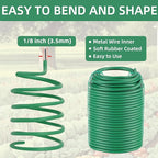Garden Wire, 66FT Soft Plants Ties, 3.5mm Flexible Garden Ties for Climbing Plants, Vines Plant, Tomatoes, Flowers, Roses Plant Support