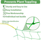 Trellis Netting For Climbing Plants - MAQIHAN 2 PCS Garden Trellis Netting Plant Support Netting Heavy Duty Climbing Net Trellis For Cucumber Tomato Grape Vegetable Fruits Bean Climbing Plants Outdoor