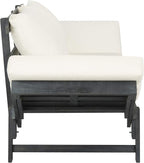 Safavieh PAT6745A Outdoor Collection Tandra Grey Modern Contemporary Daybed Day Bed