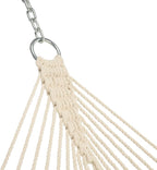 Castaway Living 13 ft. Double Traditional Hand Woven Cotton Rope Hammock – 2-Person, 450 lb Capacity, Free Extension Chains & Tree Hooks, Designed in The USA