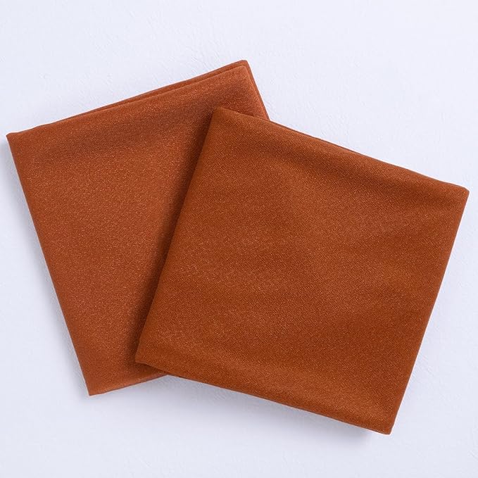 Outdoor Curtain Panel Sheer Chiffon Terracotta 29 x 236 Inch