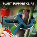 Plant Clips 80 Piece Green Gentle Gardening Plant & Flower Lever Loop Gripper Clips, Tool for Supporting or Straightening Plant Stems, Stalks, and Vines, Garden Clips, by RamPro