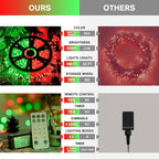 String Lights 168 ft Outdoor Color Changing LED with Remote and Reel
