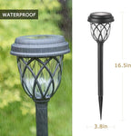 EXCMARK 10 Pack Solar Lights Outdoor Garden Pathway Solar Powered Yard Lights for Walkway Sidewalk Driveway.