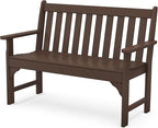 POLYWOOD GNB48MA Vineyard 48" Bench, Mahogany