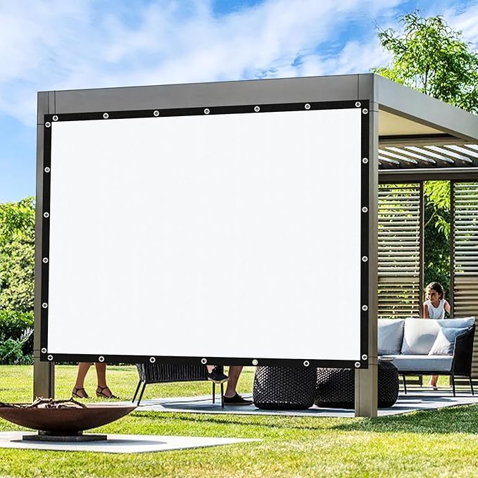 Artpuch Outdoor Pergola Shade Cover 8' X 11' Sun Shade Cloth with Grommets, 90% UV Protection Canopy Patio Privacy Screen (Customized Available) GN107, White
