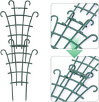4 Pcs Small Trellis for Potted Plants Plant Trellis Indoor Trellis for Potted Plants Stackable Plastic Plant Support Houseplant for Climbing Indoor Monstera Pothos Ivy Plants Decor
