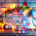 Minetom Multicolored Fairy String Lights, 33 Ft 100 Led Waterproof Starry Firefly String Lights Plug in on Silver Wire, Perfect for Crafts DIY Christmas Party Wedding Bedroom Indoor Decorations