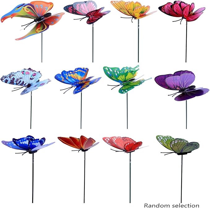 Decorative Garden Stakes DIY Kit, 252 Pieces, Fairy Tale Colors