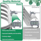 TATAANTY Galvanized Raised Garden Bed for Outdoor: 4X2X1ft Durable Metal Vegetable Plant Container Kit - Oval Planter Box for Gardening Flower Trough
