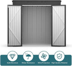 Gizoon 6' x 4' Outdoor Storage Shed - Image 7