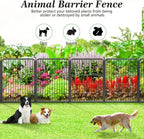 Garden Fence with Gate Metal Fencing - Image 8