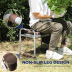 Foldable Garden Kneeler and Seat, Heavy Duty Garden Stool - Image 4