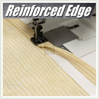 ColourTree 20' x 20' x 28.3' Beige Right Triangle CTAPRT20 Sun Shade Sail Canopy Mesh Fabric UV Block UPF50 - Commercial Heavy Duty & 190 GSM - 3 Years Warranty (We Make Custom Size)