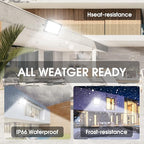 4 Pack 100W LED Flood Light,Super Bright Exterior Security Lights With Plug,IP66 Waterproof Outdoor Flood Light, 11600lm 5000K Daylight White Floodlight for Yard, Garden,Basketball Court, Arena