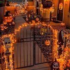 String Lights 500 LED Orange, 173 ft, Indoor and Outdoor Use