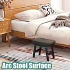 Foot Stool, Foot Stool Small, Ottoman Foot Rest, Wood Stool for Living Room, Bedroom, and Kitchen