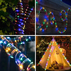 ANJAYLIA 66ft 200 LED Rope Lights Outdoor, Waterproof 16 Colors Changing String Lights Plug in with Remote Control Indoor Twinkle Fairy Lights for Bedroom Garden Party Halloween Christmas Decorations