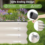 GoCampDriect 6IN1 Raised Garden Bed - 8x3x1ft Galvanized Raised Garden Boxes Outdoor Corrosion Resistant | Variable Shape 9x2x1ft Metal Raised Garden Beds for Planting Vegetable, Fruits,Flower