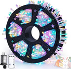 Easter String Lights, 168 ft LED Multicolor Clear Wire with Remote