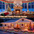 String Lights, 400 LED, 33 ft, Multicolor, 8 Lighting Modes