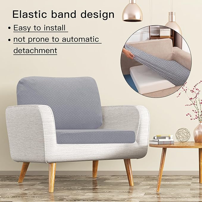 Sofa Cushion Covers, Stretch Fit Outdoor, Multi-Piece Set