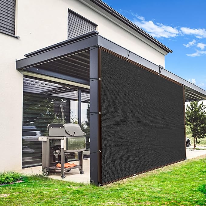 Shade Cloth - 70-90% Sunblock Net for Garden Patio,Shade Sails for Plants Greenhouse Outdoor Pergola Lawn Swimming Sun Shade Cloths for Kennel Chicken Coop Easier to Hang Shade Net Cover…
