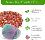 Terrarium Kit with Succulent Soil, Pebbles & Crystal Gems, Small