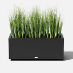 Veradek Block Series Long Box Planter - Large Rectangular Planter for Indoor or Outdoor Patio/Porch | Durable All-Weather Use with Drainage Holes | Modern Décor for Tall Plants, Flowers or Shrubs