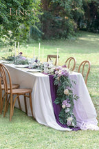 Artificial Flower Garland, 6 Ft Eucalyptus Rose, Lilac and Cream