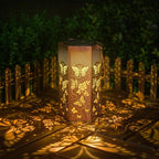 Butterfly Solar Lights Outdoor -Mothers Day Gifts for Mom Grandma, Birthday Gifts for Women, Butterflies Solar Lanterns Outdoor Waterproof Garden Decoration for Outside