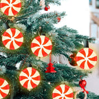 Ultimate Unicorn Christmas Lollipop Pathway Lights for Garden Christmas Decoration Red, 10 LED Peppermint String Lights with Stakes for Outdoor Sidewalk Pathway Rooftop Lawn Garden