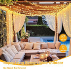 String Lights 800 LED Warm White Outdoor Indoor with Remote