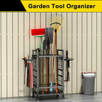 3 Tier Garden Tool Organizer, Garage Storage and Organization, Metal Yard Tools - Image 2