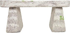 Alpine Corporation 37" Long Outdoor Memorial Bench with Sentiment When A Cardinal Appears, A Loved One is Near Garden Furnitures - Dirty White