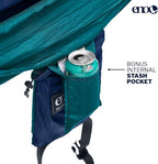 ENO, Eagles Nest Outfitters DoubleNest Lightweight Camping Hammock, 1 to 2 Person, Special Edition Colors, ATC