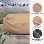 Heavy Duty Patio Sofa Cover, Mrrihand 2-Seater Outdoor Sofa Loveseat Cover - Image 4