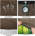 90% Shade Cloth Sun Shade Fabric Privacy Screen Shade Cover for Patio Garden Pergola Shade Cover Canopy with Gromments
