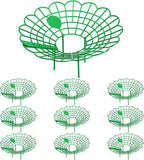 Iceyyyy 10 Pack Strawberry Plant Stand Supports-Strawberry Plant Support Stand Rack with 4 Support Feets-Growing Frame Holder Cage to Keep Berries Clean and Prevent Rot(10 Pack)