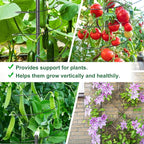 Spiral Trellis for Climbing Plants Outdoor, 45 Inch Tall Heavy Duty Metal Garden Tower, Decorative Plant Support with Anti-Tip Stake,Rustproof for Clematis Pole Beans Cucumber Berry Vines Pots,1 Pack