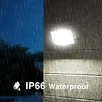 Onforu 80W LED Flood Lights Outdoor,8000LM Super Bright Security Light,6500K Daylight White, Outdoor Floodlight, IP66 Waterproof Outside Floodlights for Garage Yard Garden 2 Pack