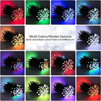 Brizled Color Changing Christmas Lights, 33ft 100 LED RGB Easter Light String with Remote, Dimmable Mini Light String, USB Indoor Decorative Lighting Party Xmas Tree Wreath Year-Round Holiday
