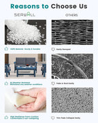 SERWALL HDPE Outdoor Couch Set of 2 - Image 5