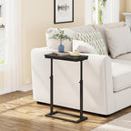 TUTOTAK End Table, Side Table, Tall Couch Table, Sofa Table, Living Room, Bed Room, Black TB01BK0832