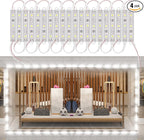 LED Storefront Lights Store Window Lights for Business Waterproof Decorative Light for Advertising Letter Signs Lightbox 5050 SMD Window Strips 40ft 80 Pieces LED Modules 4 Packs